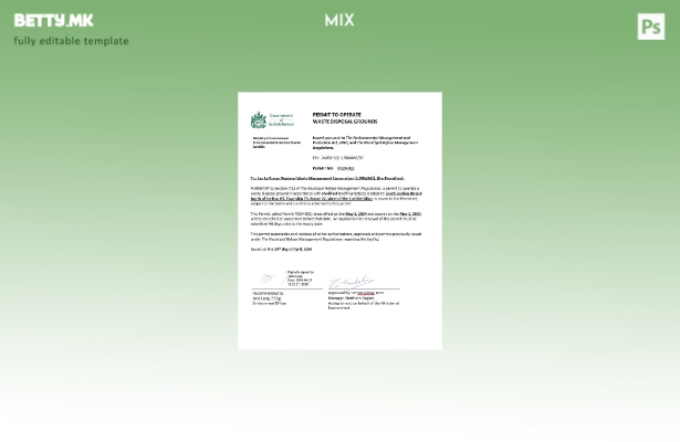 Модерен стил Канада Саскачеван Шаблон за дозвола за работа со основи за отстрану